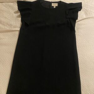 Lands' End Black Midi Dress